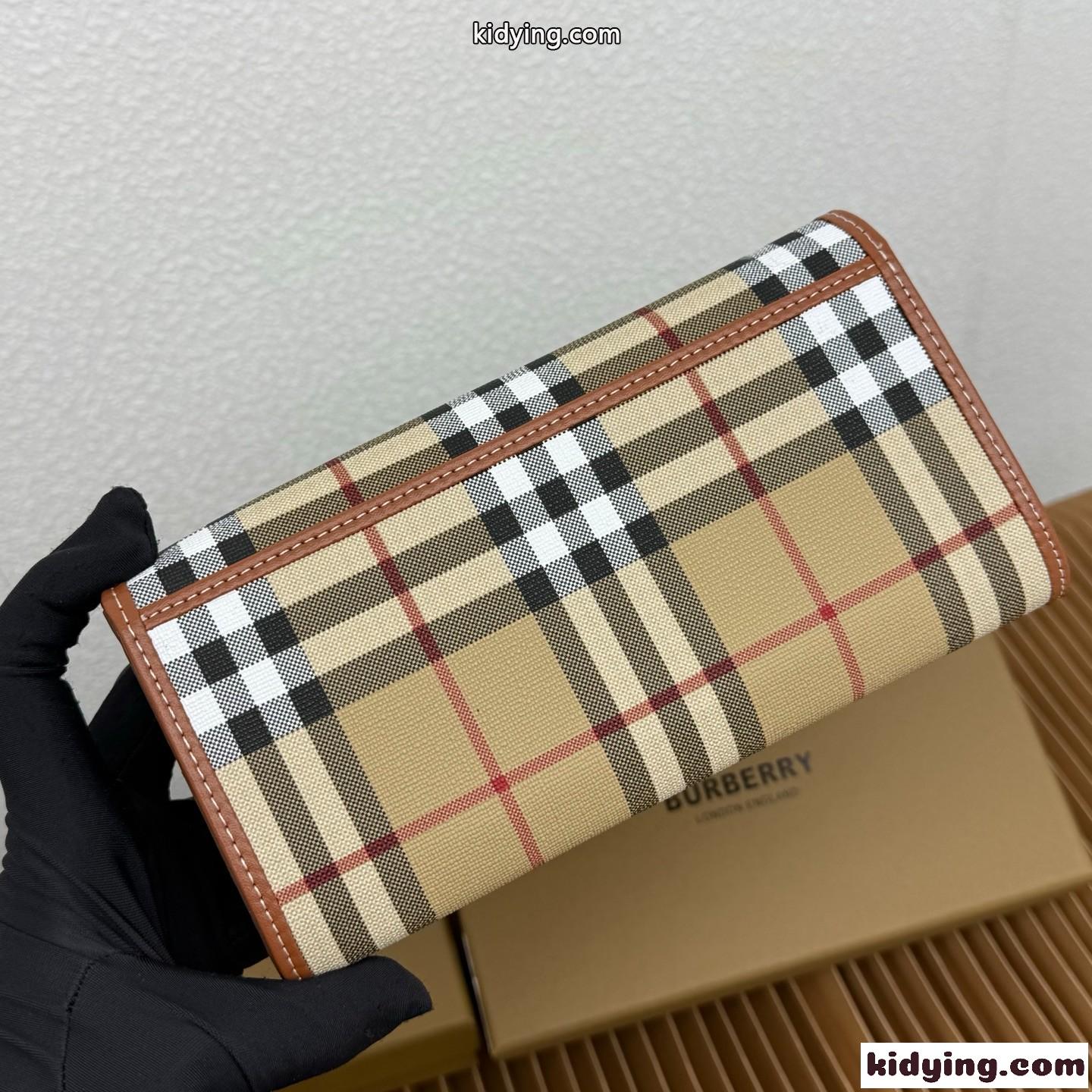 チェック コンチネンタルウォレット バーバリー 財布 コピー 人気-2