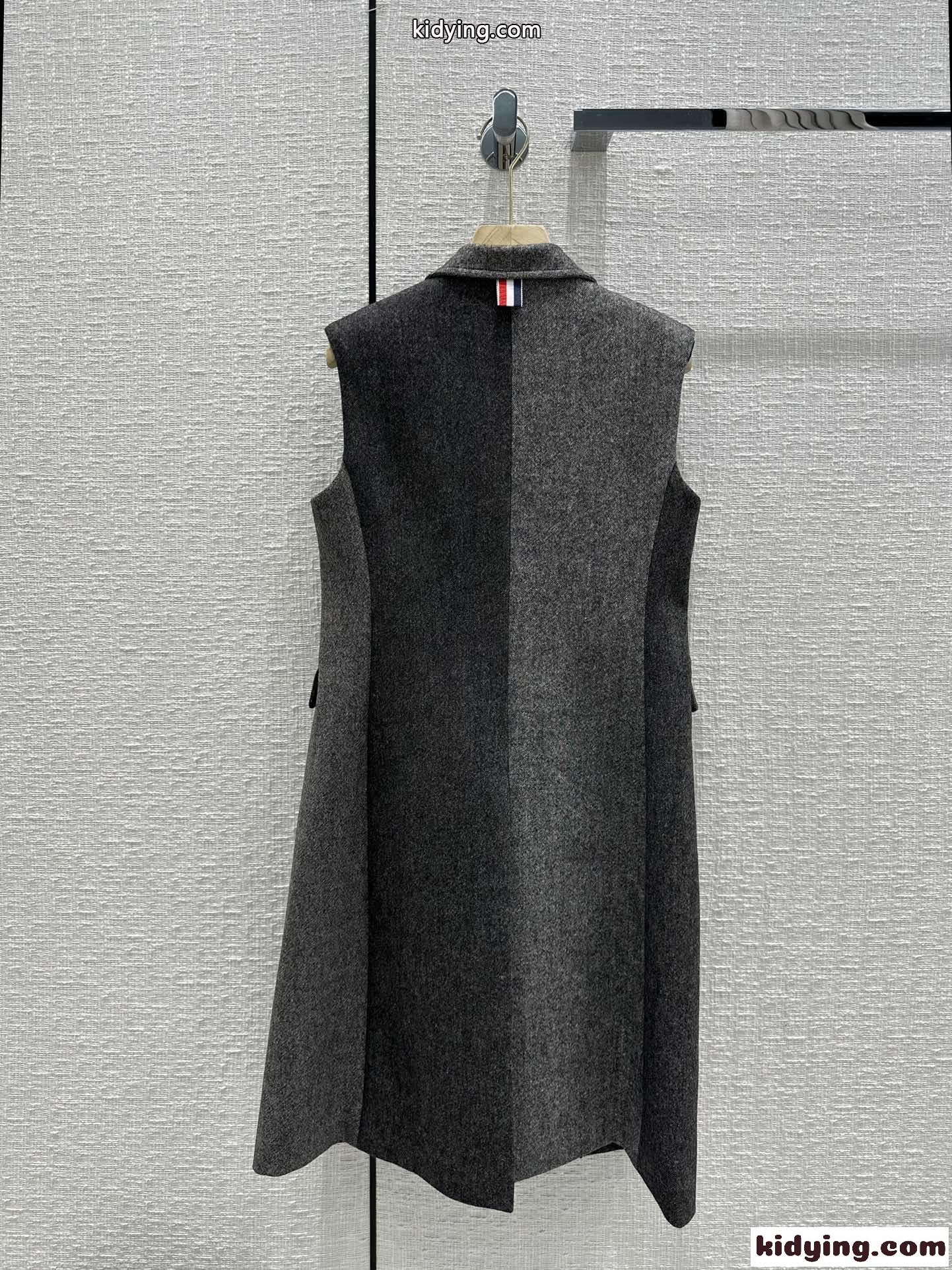エレガント 定番 ロングベスト パッチワーク トムブラウン ジャケット コピー ファッション-3