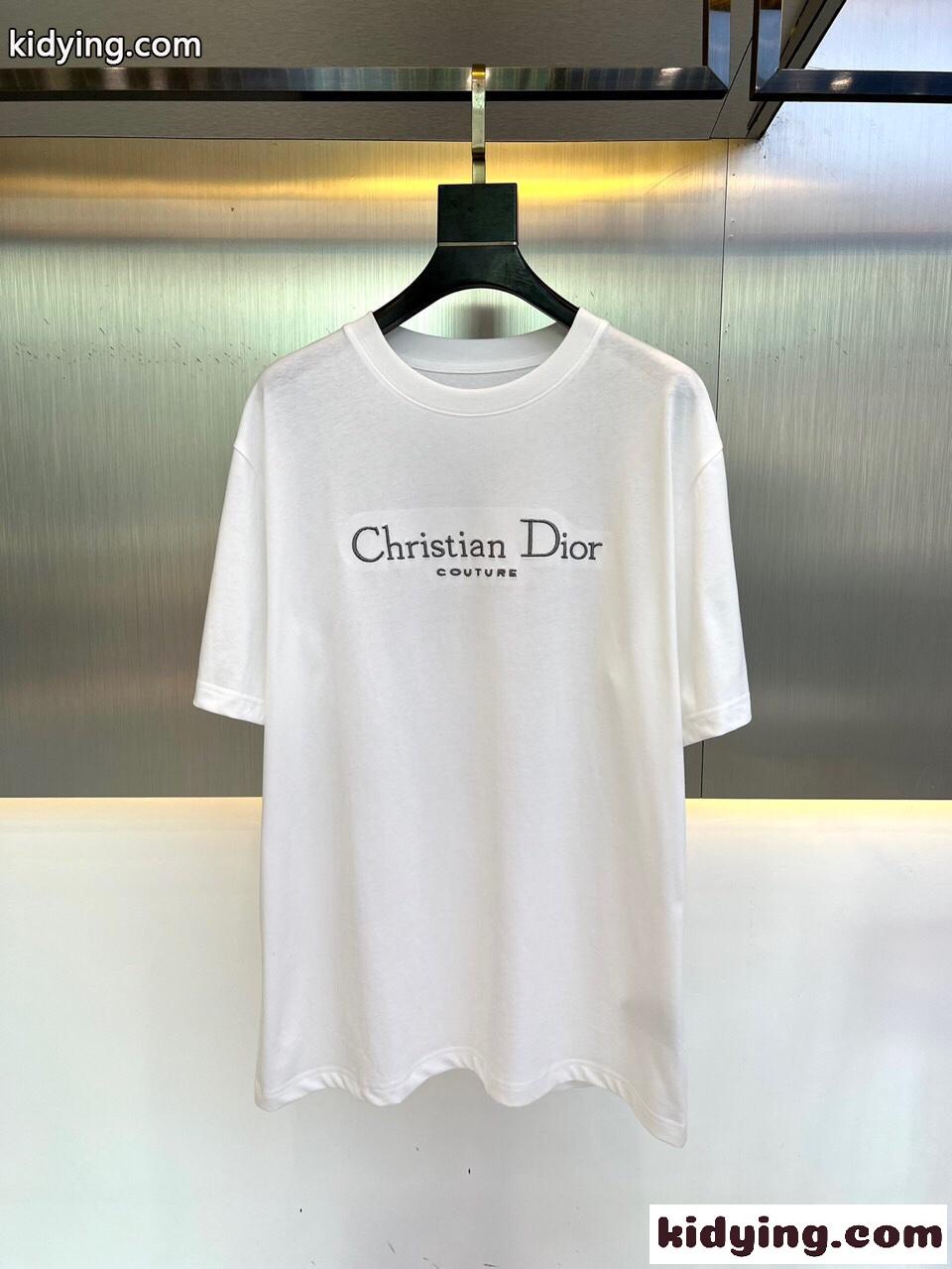 春夏 定番 クルーネック リラックス クリスチャン・ディオール Tシャツ コピー メンズ トップス-0