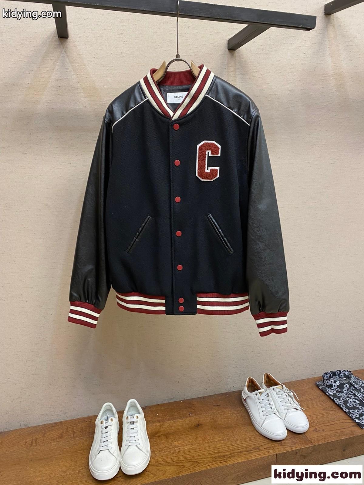 セリーヌ ジャケット コピー クラシック ロゴ入り テディジャケット-0