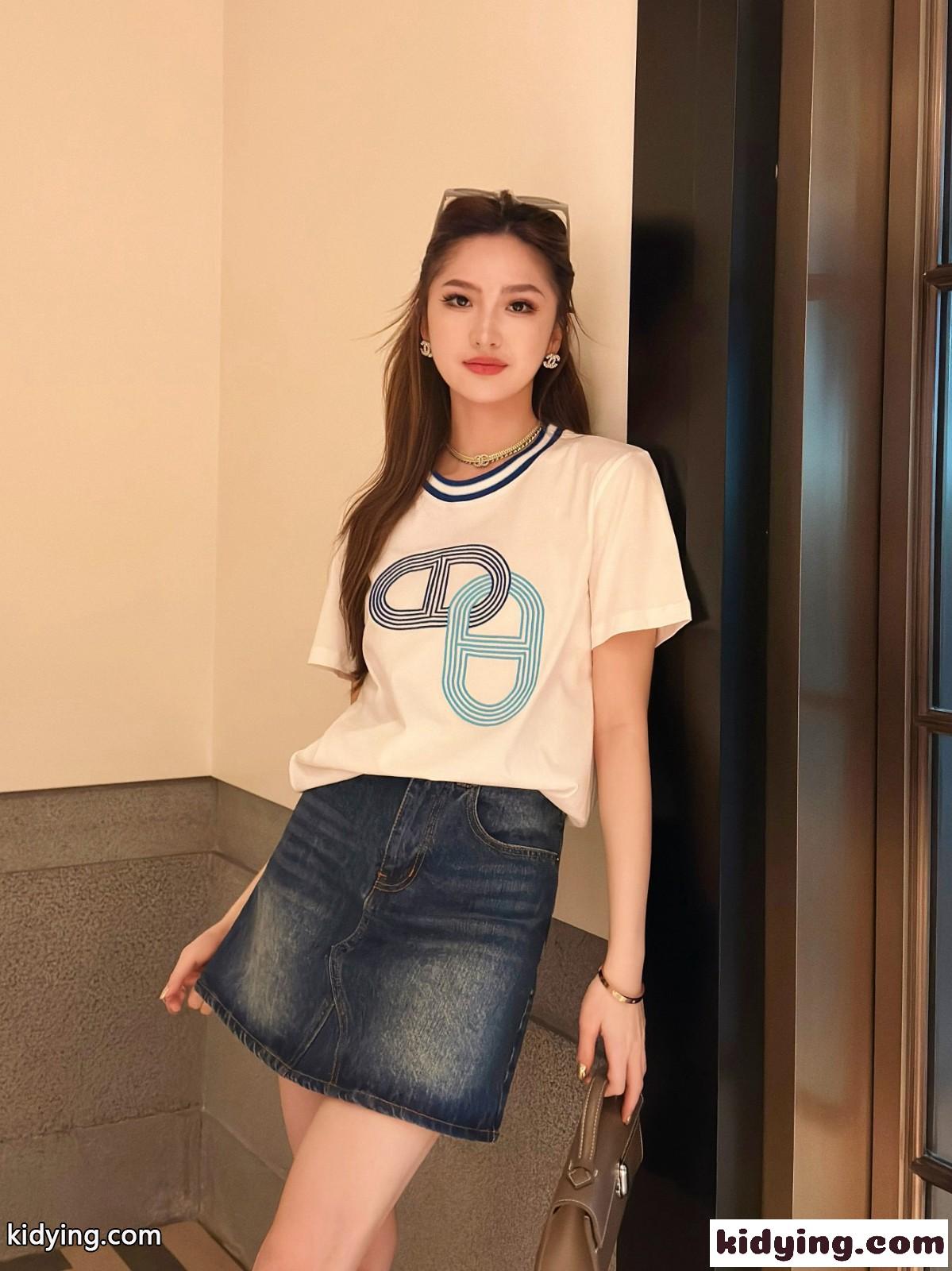 お洒落 クルーネック 合わせやすい エルメス Tシャツ コピー コットン ホワイト-3