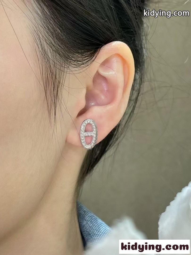 大人気 シェーヌダンクル ピアス エルメス イヤリング 偽物 レディース-0