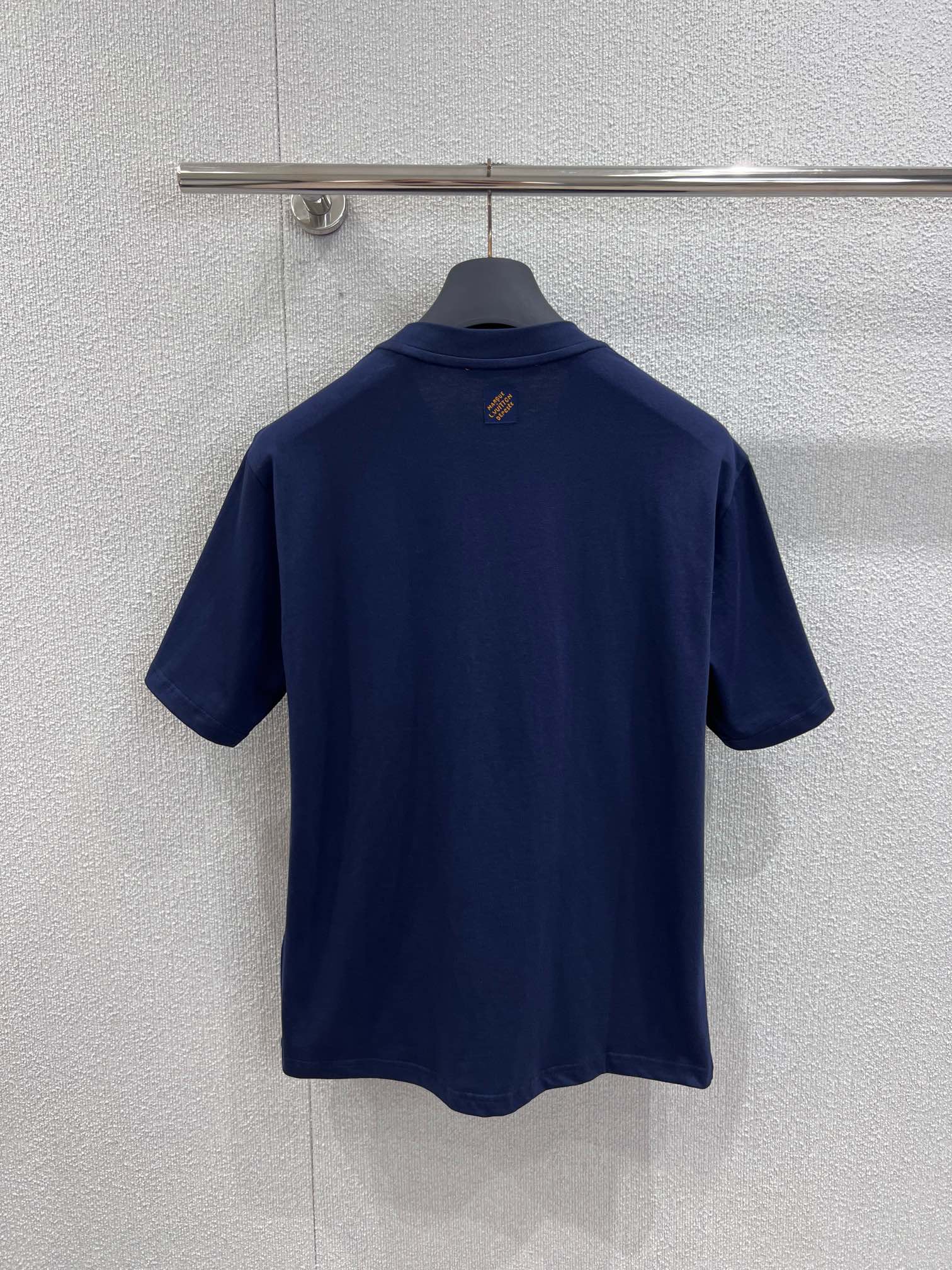 ユニセックス エンブロイダリーTシャツ ルイヴィトン Tシャツ コピー コットン-1