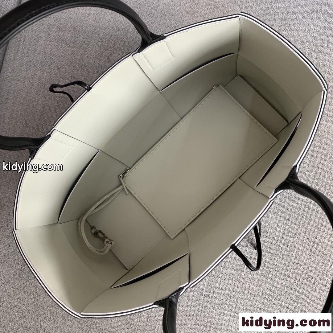 シンプル エレガント 高級 トートバッグ 高品質 ボッテガ・ヴェネタ バッグ コピー レディース 大容量 ブラック-3