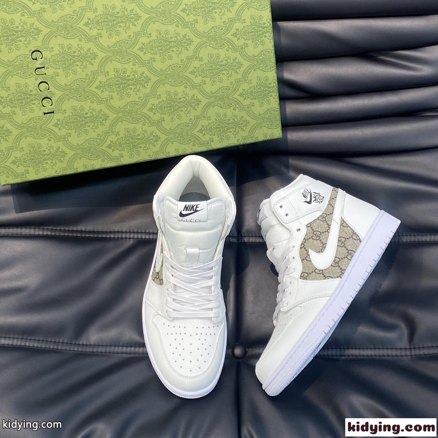 Gucci X nike グッチ スニーカー コピー ハイトップスニーカー メンズシューズ-2