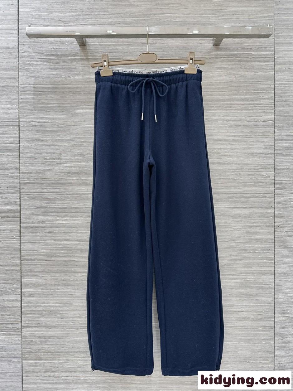 スタイリッシュ カジュアル スウェットパンツ アレキサンダーワング パンツ 偽物-2