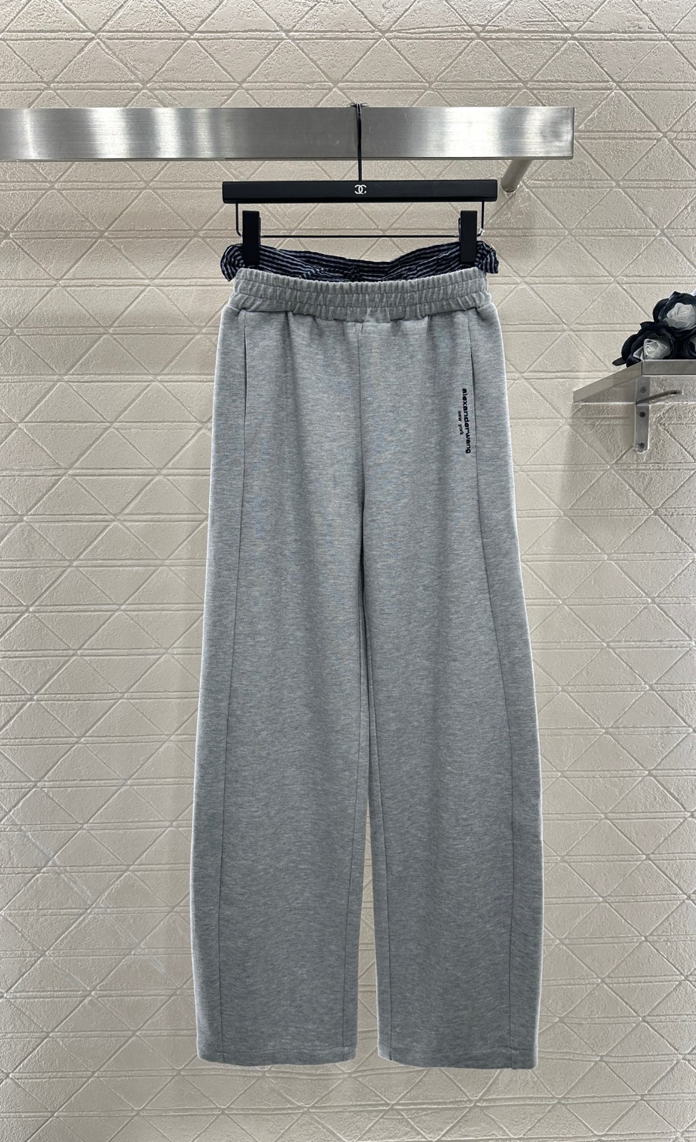 カジュアル リラックス スウェットパンツ アレキサンダーワング パンツ コピー グレー-0
