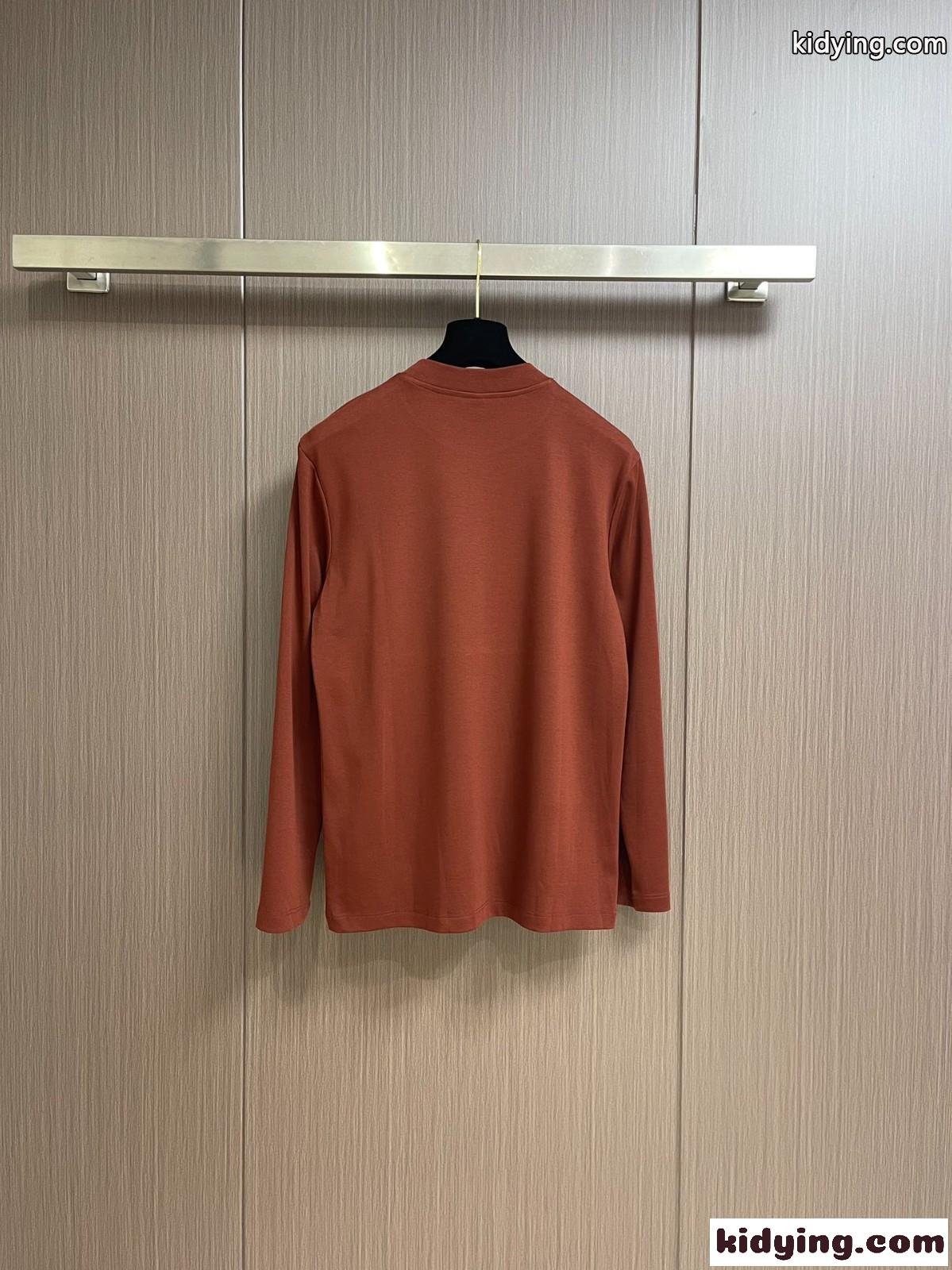 シンプル ロゴ入り プラダ Tシャツ コピー 長袖Tシャツ 合わせやすい-0