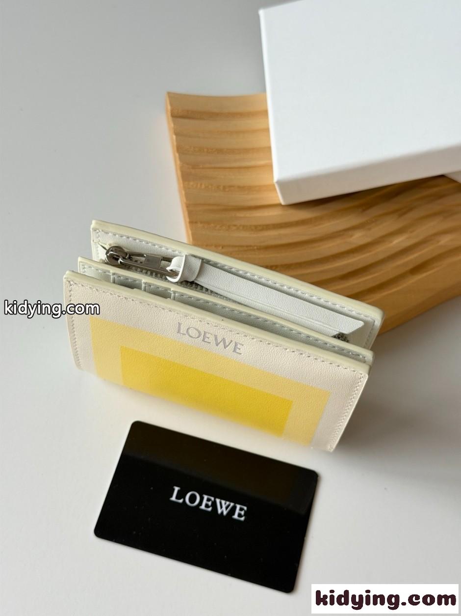 LOEWE x Albers コンパクトウォレット ロエベ 財布 スーパーコピー イエロー-0