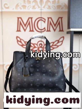 MCM バッグ 人気 伝統的なプリントは色を合わせて 片肩で斜めにかけることができる コピー-0