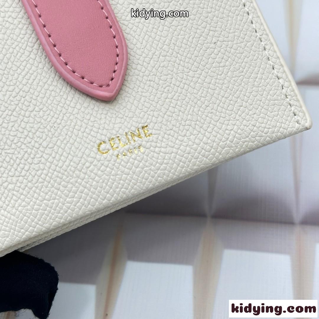 人気 セリーヌ CELINE アコーディオン カードホルダー 偽物 ロゴ-4