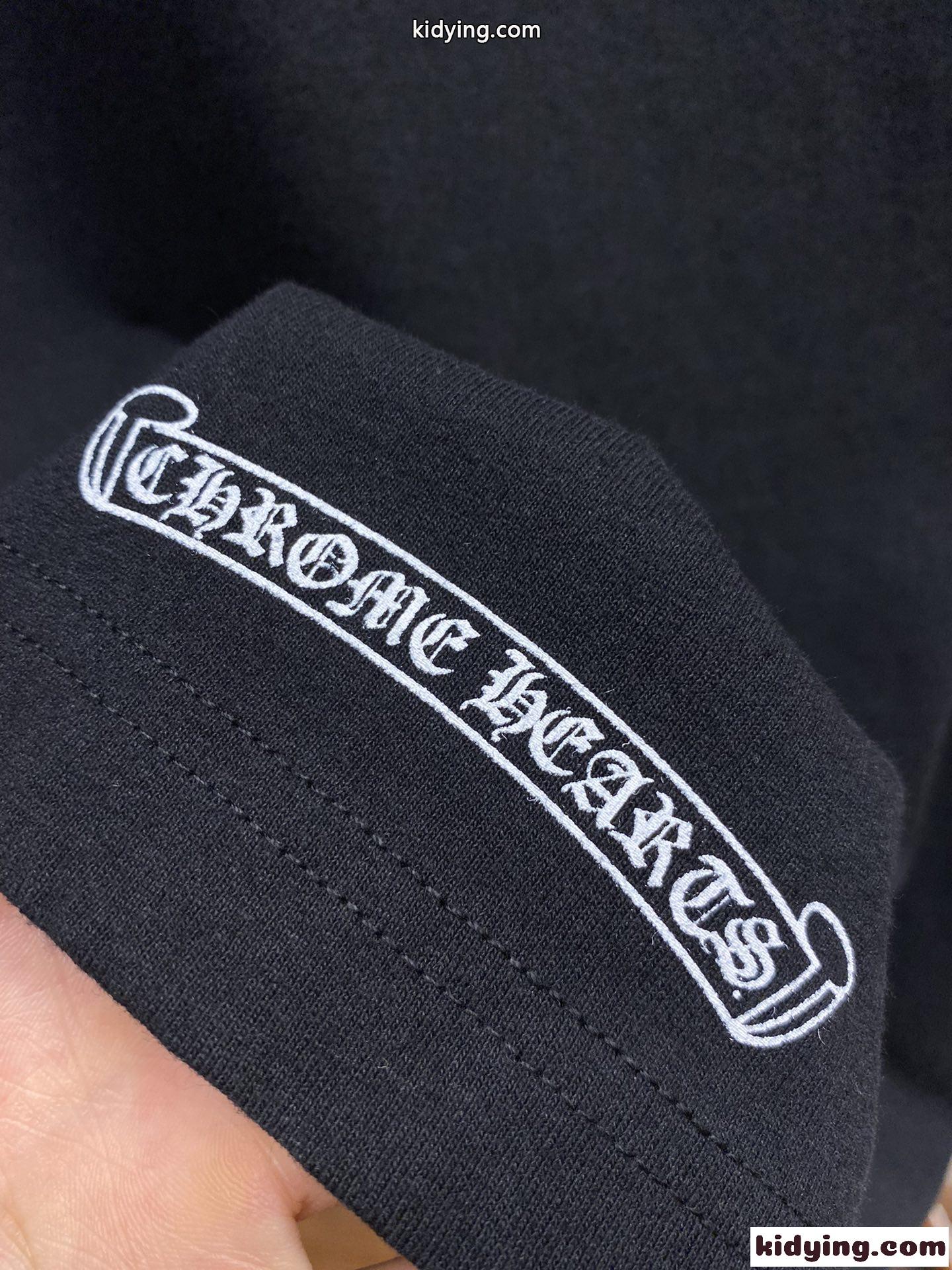 シンプル カジュアル クロムハーツ Tシャツ コピー 半袖 コットン プリント-4