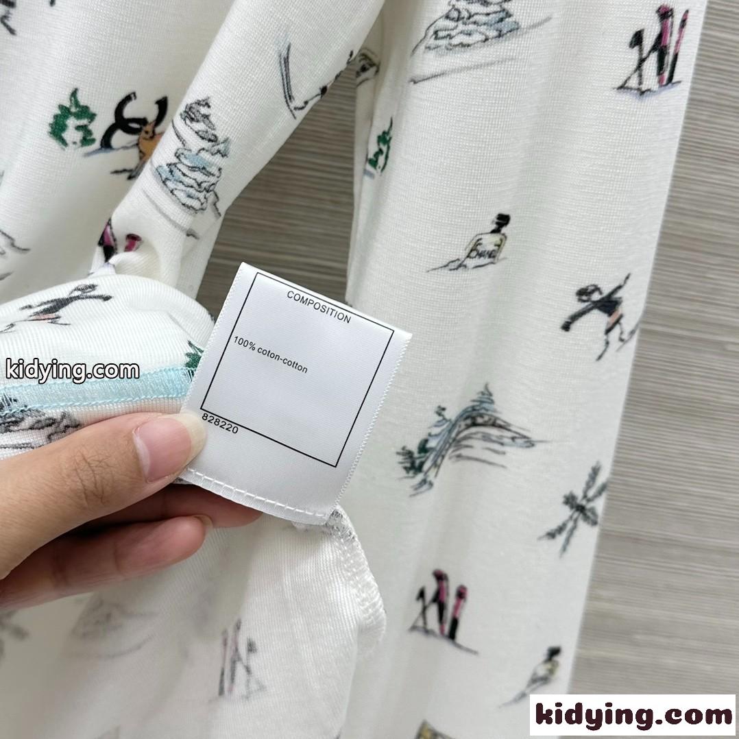 タートルネック ココネージュ スキー シャネル Tシャツ コピー コットン-3