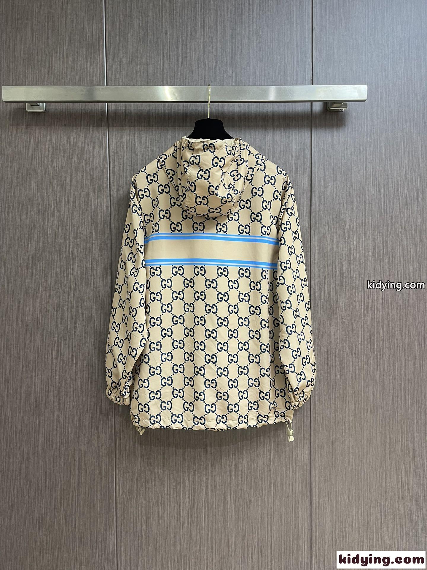 上品 カジュアル GG アノラックパーカー グッチ ジャケット コピー ハーフジップ-2