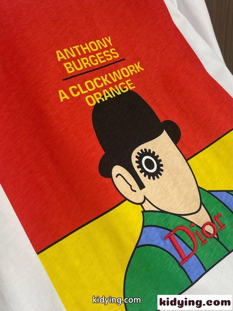 Book Cover Tシャツ クリスチャン・ディオール スーパーコピー コットン-3