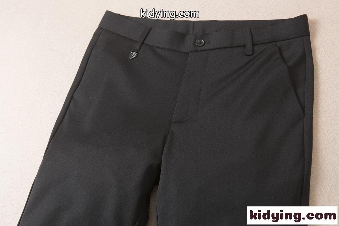 カジュアル ビジネス 無地 ヴェルサーチェ スラックス コピー 柔らかい 上品 通気 メンズ ズボン-3