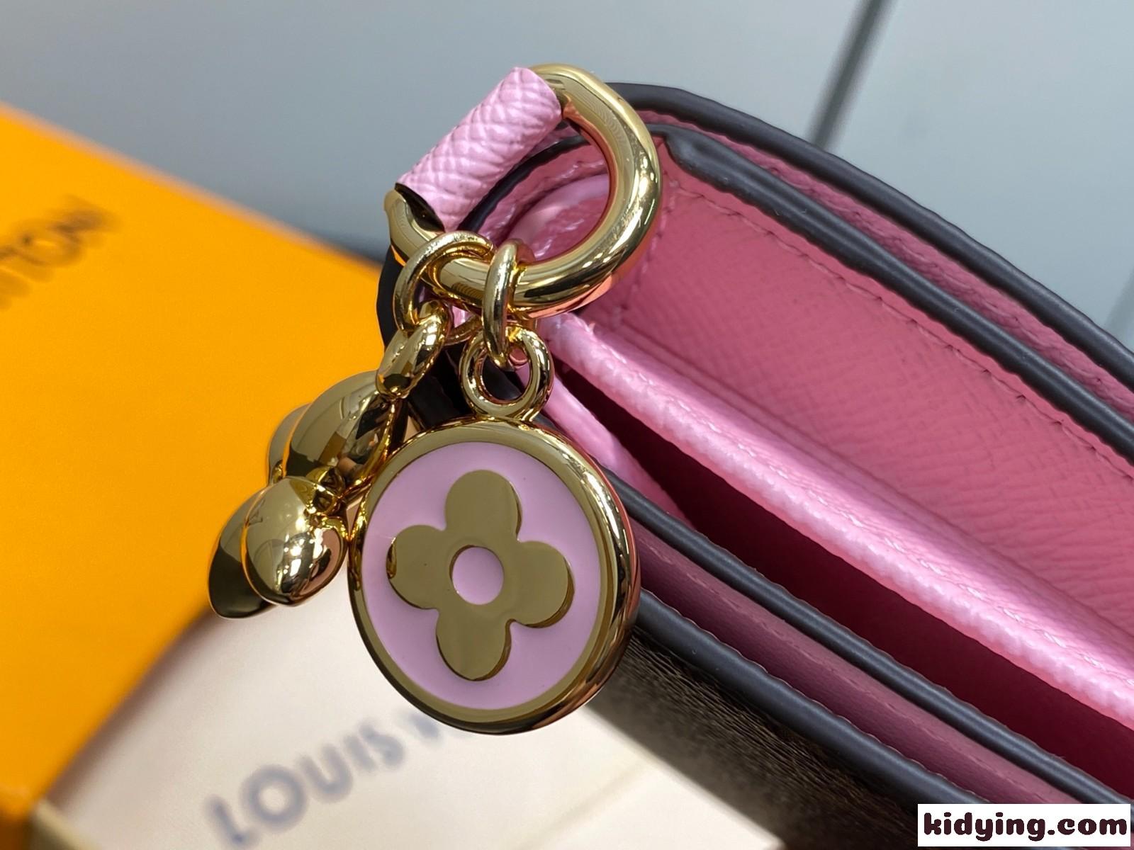 M14718 ウォレット・LV チャーム ルイヴィトン スーパーコピー 二つ折り財布-2