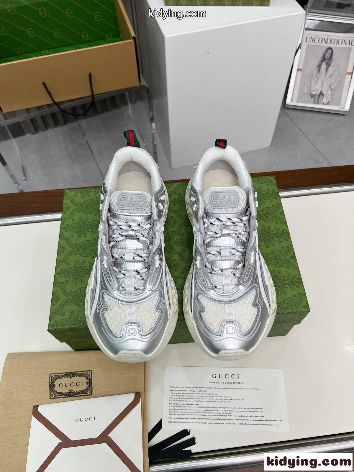 人気新作~GUCCI cub3dスニーカー グッチ スーパーコピー n級 ホワイト-2