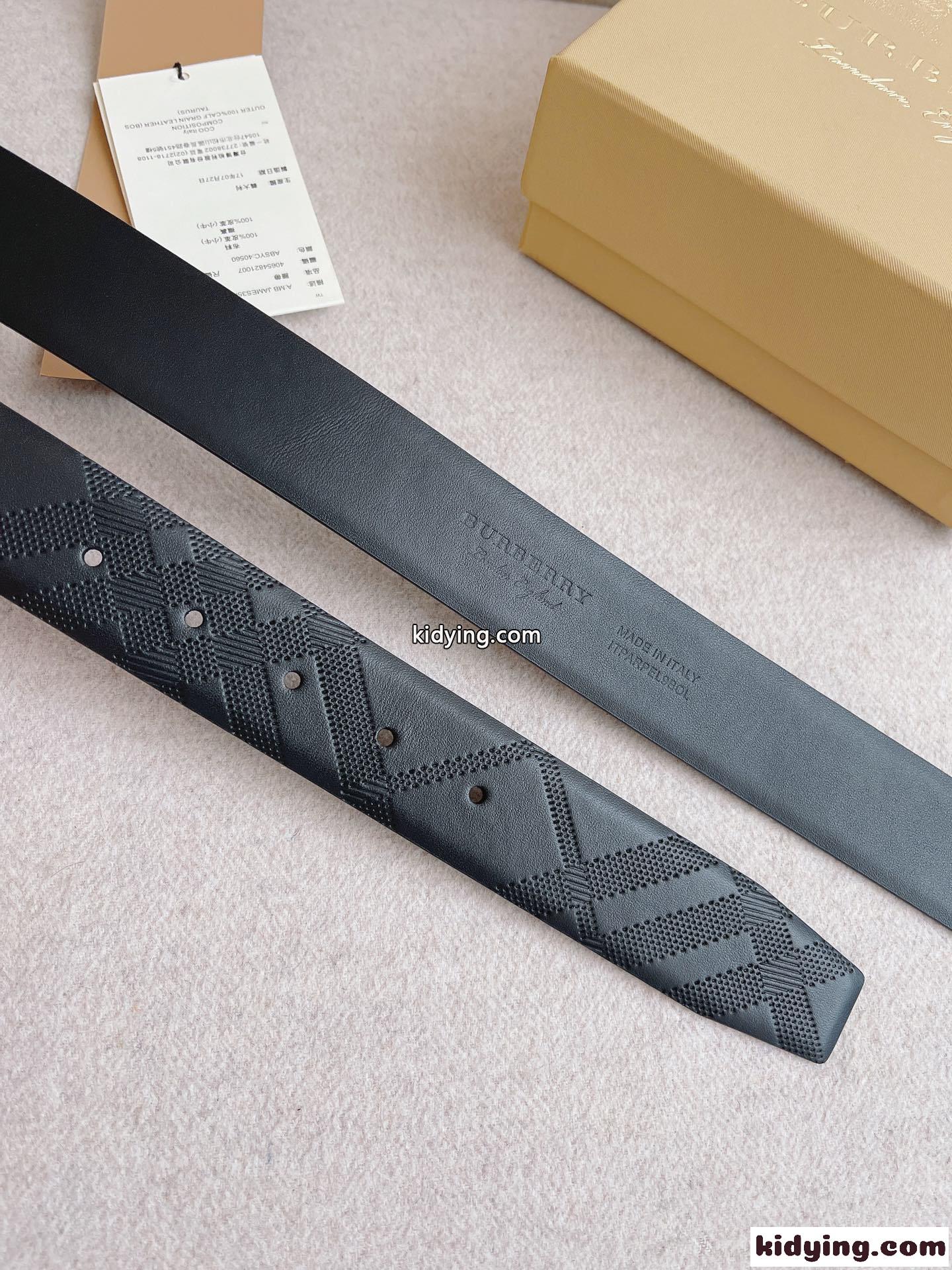 上品 合わせやすい バーバリー ベルト コピー レザーベルト-3