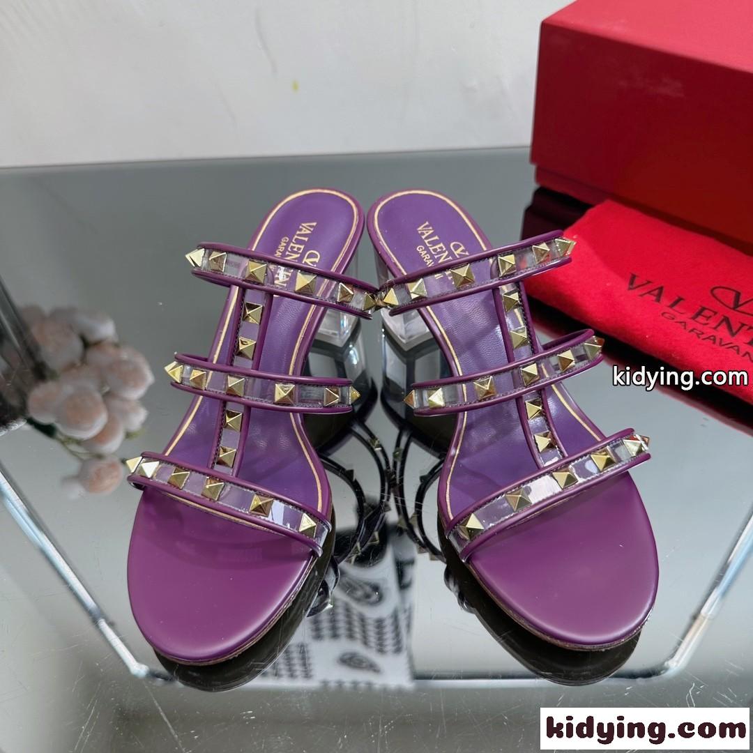 ヴァレンティノ サンダル コピー レディース ロックスタッズ ストラップサンダル-3