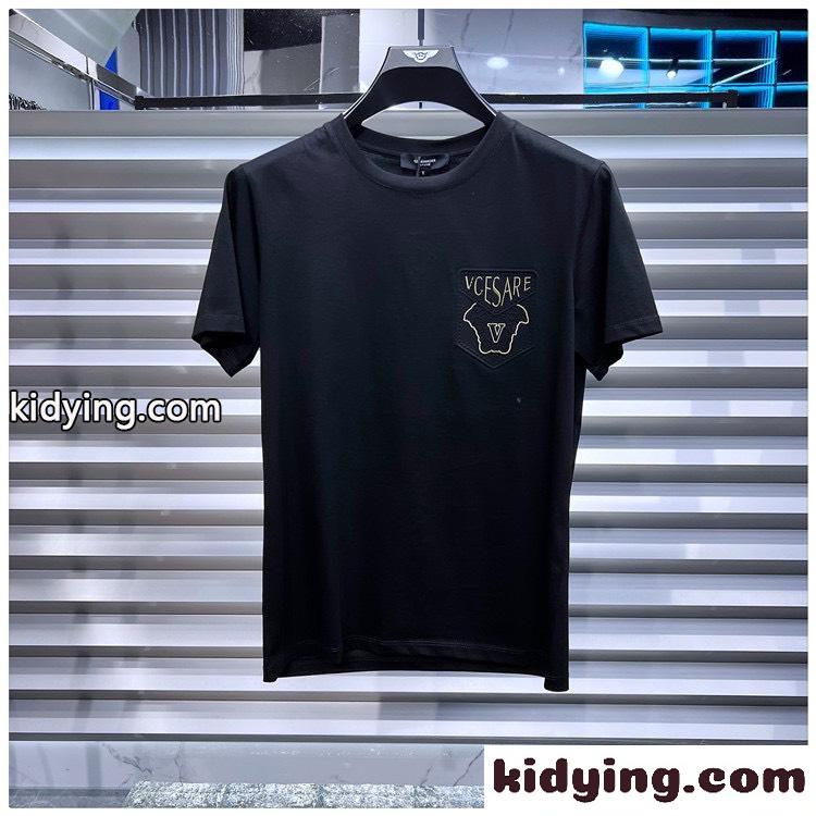 ヴェルサーチェ 半袖Tシャツ コピー 快適 メンズ トップス かっこいい カジュアル 春夏 新作 クルーネック-3