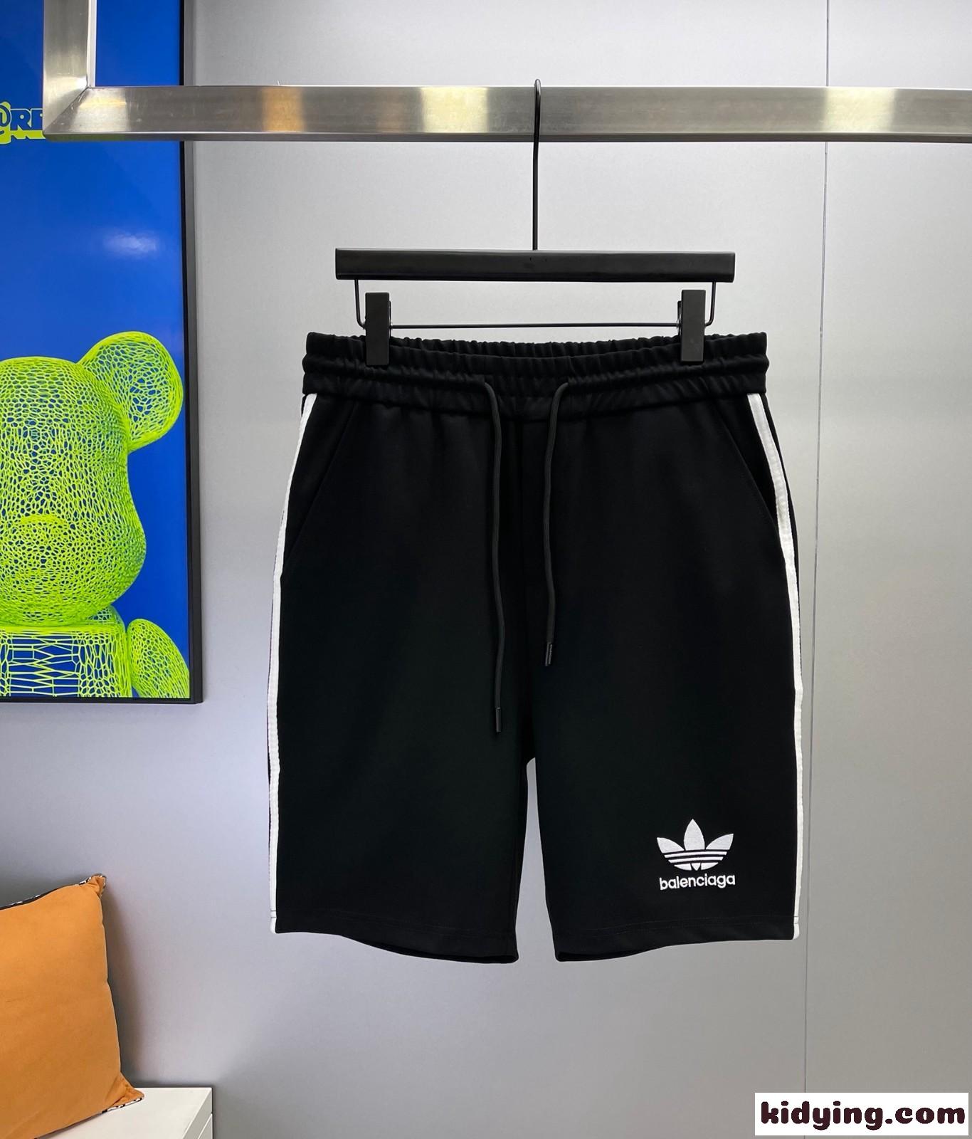 バレンシアガ パンツ コピー メンズ Balenciaga x Adidas 人気 ショーツ-1