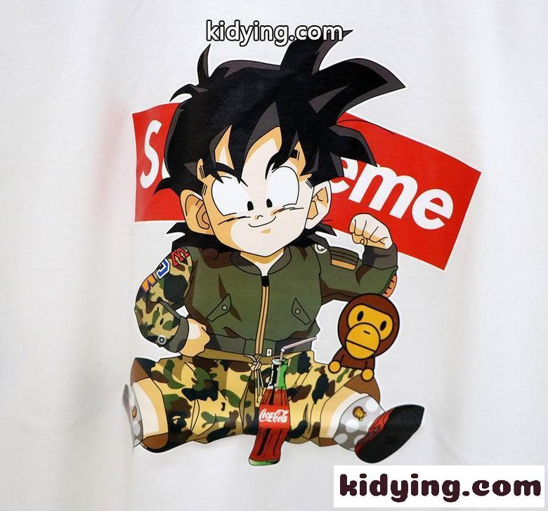 4色あり おしゃれ プリント カジュアル クルーネック 半袖 トップス シュプリーム tシャツ コピー 春夏 定番 人気-4