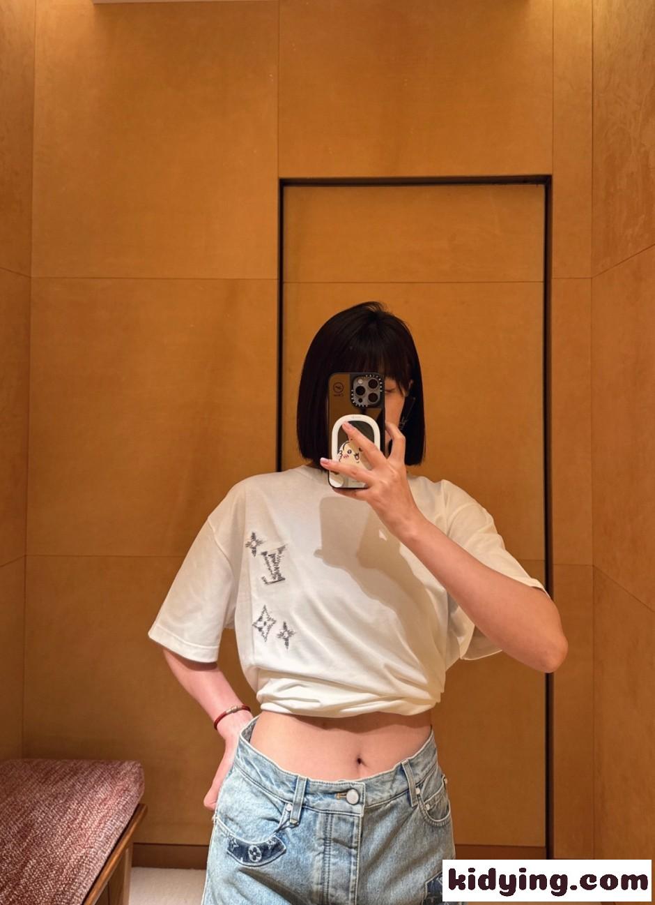 エンブロイダリー シグネチャーTシャツ ルイ・ヴィトン Tシャツ コピー ホワイト-5