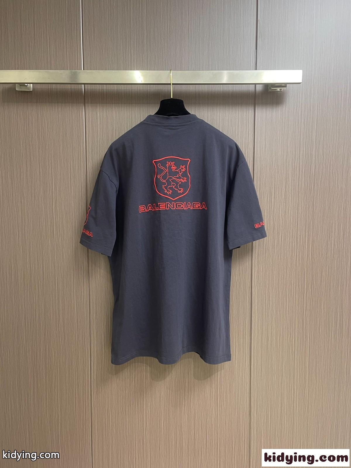 バレンシアガ LION CLUB Tシャツ コピー オーバーサイズ ユニセックス-1