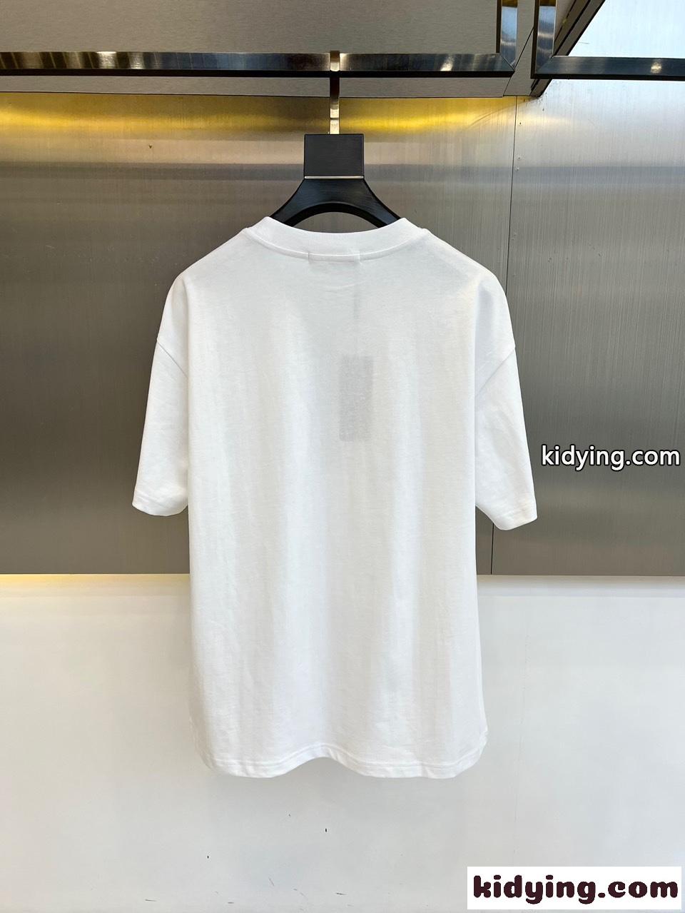 ベーシック ロゴ ドルチェ&ガッバーナ 半袖Tシャツ コピー コットンTシャツ クルーネック ホワイト-4