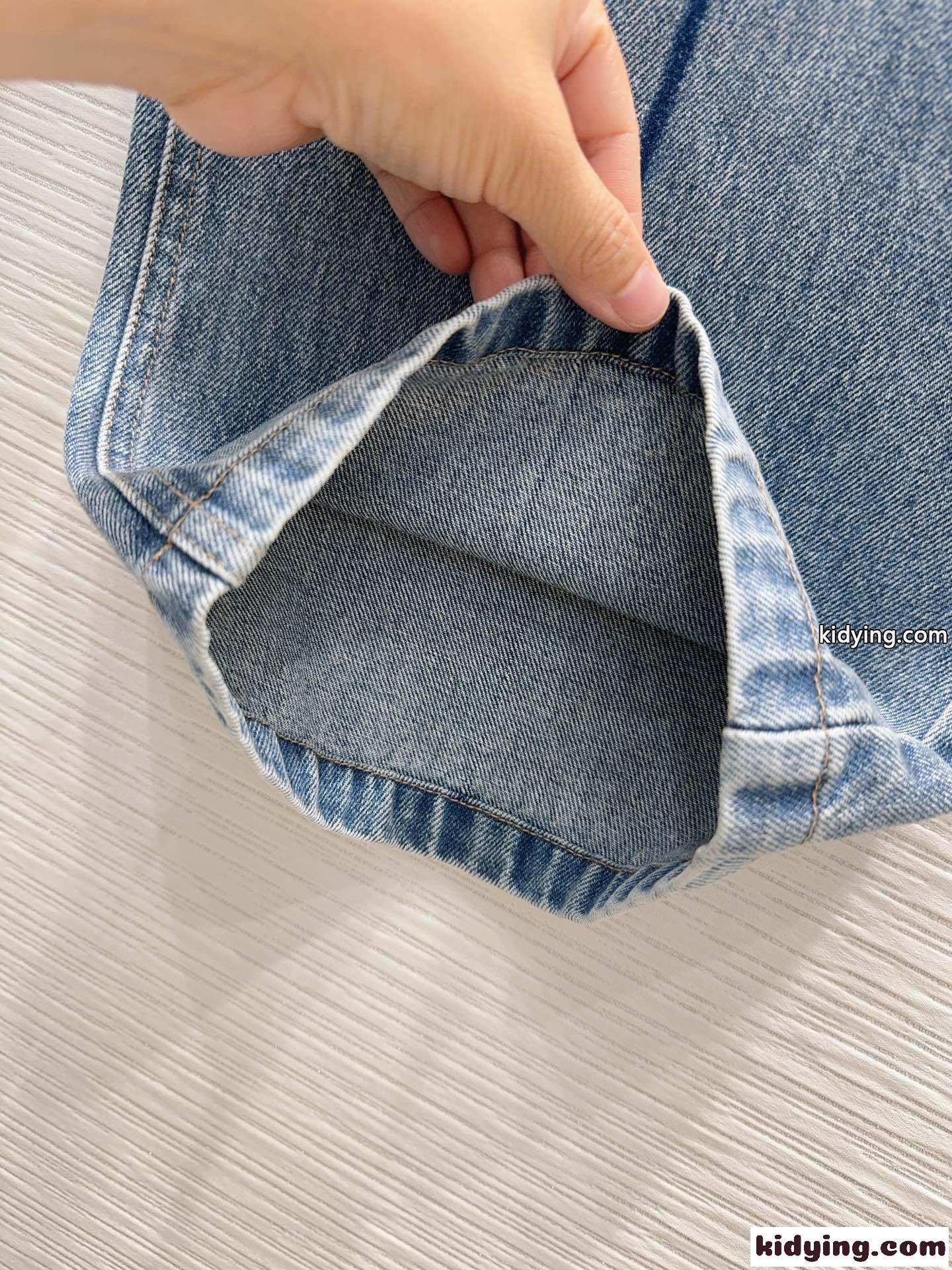 LVサークルタブジーンズ ルイヴィトン パンツ コピー デニムパンツ-3