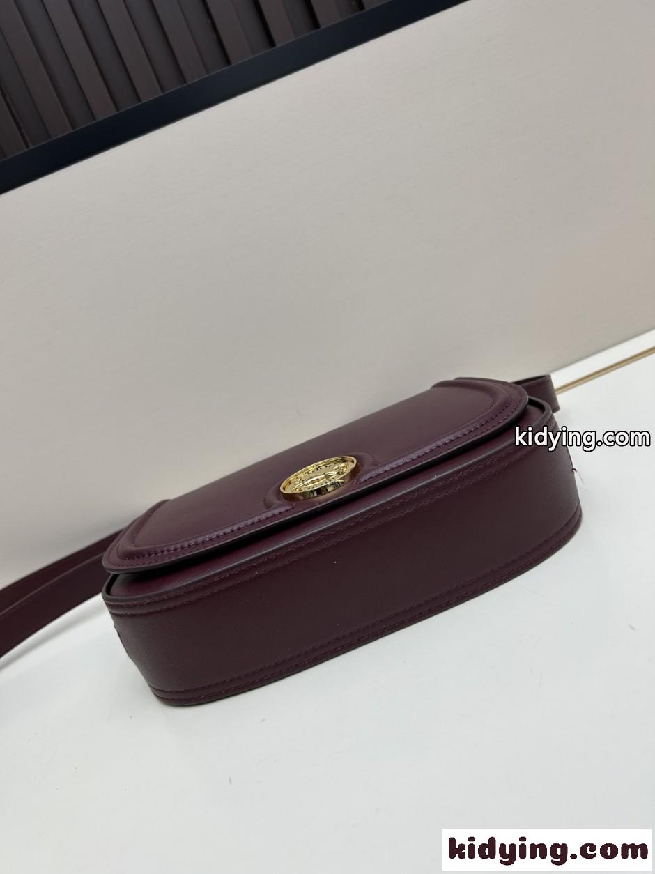 クロエ Horse Medalサドルバッグ スーパーコピー グレインレザー ボルドー-3