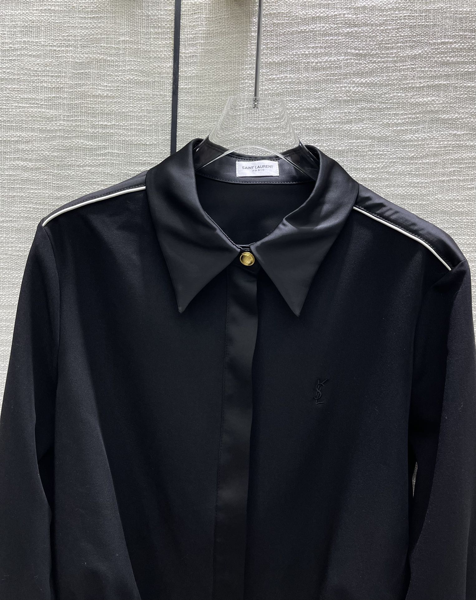 洗練された おしゃれ クロップド イヴ・サンローラン シャツ コピー レディース-1