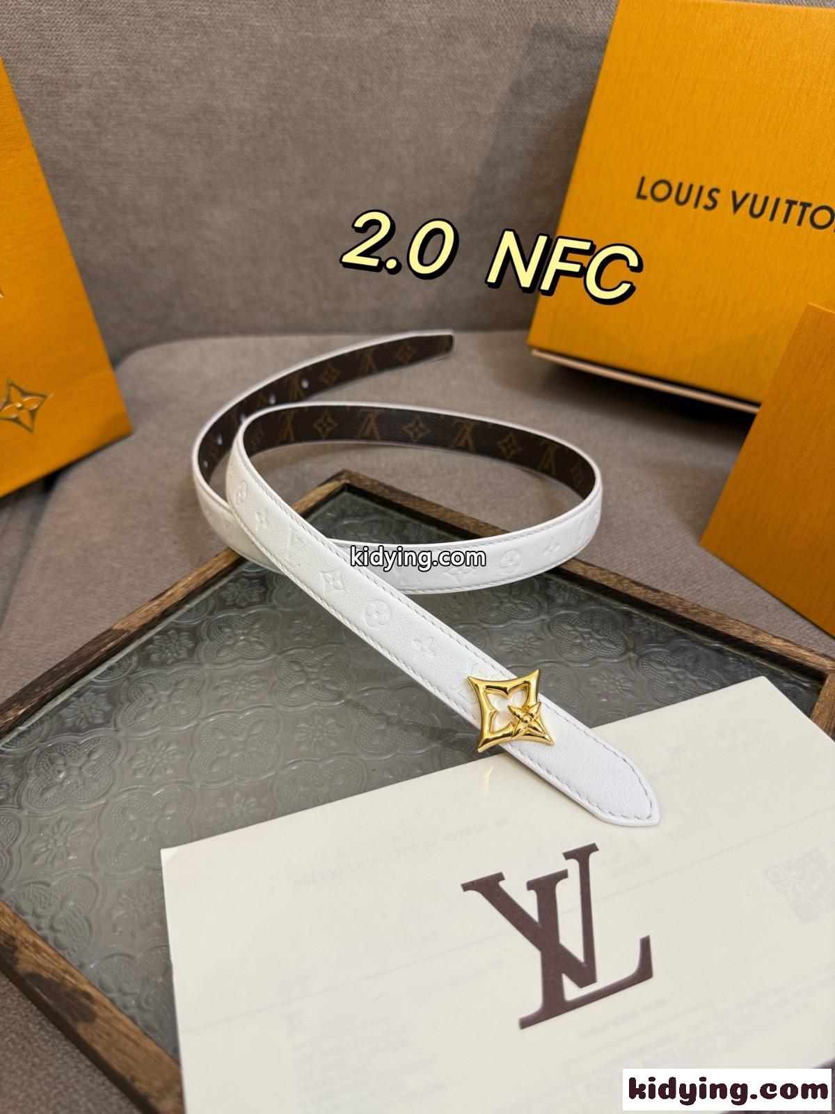 ベルト･LV フラワーグラム 20MM リバーシブル ルイ・ヴィトン スーパーコピー ホワイト-4
