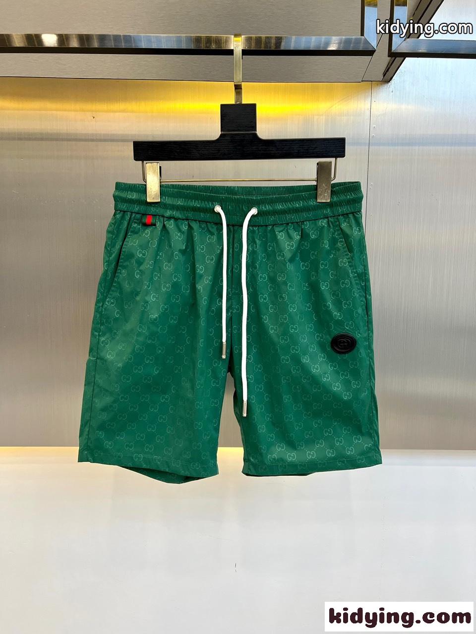 上品 おしゃれ GGジャガード グッチ パンツ コピー メンズ ショートパンツ グリーン-2