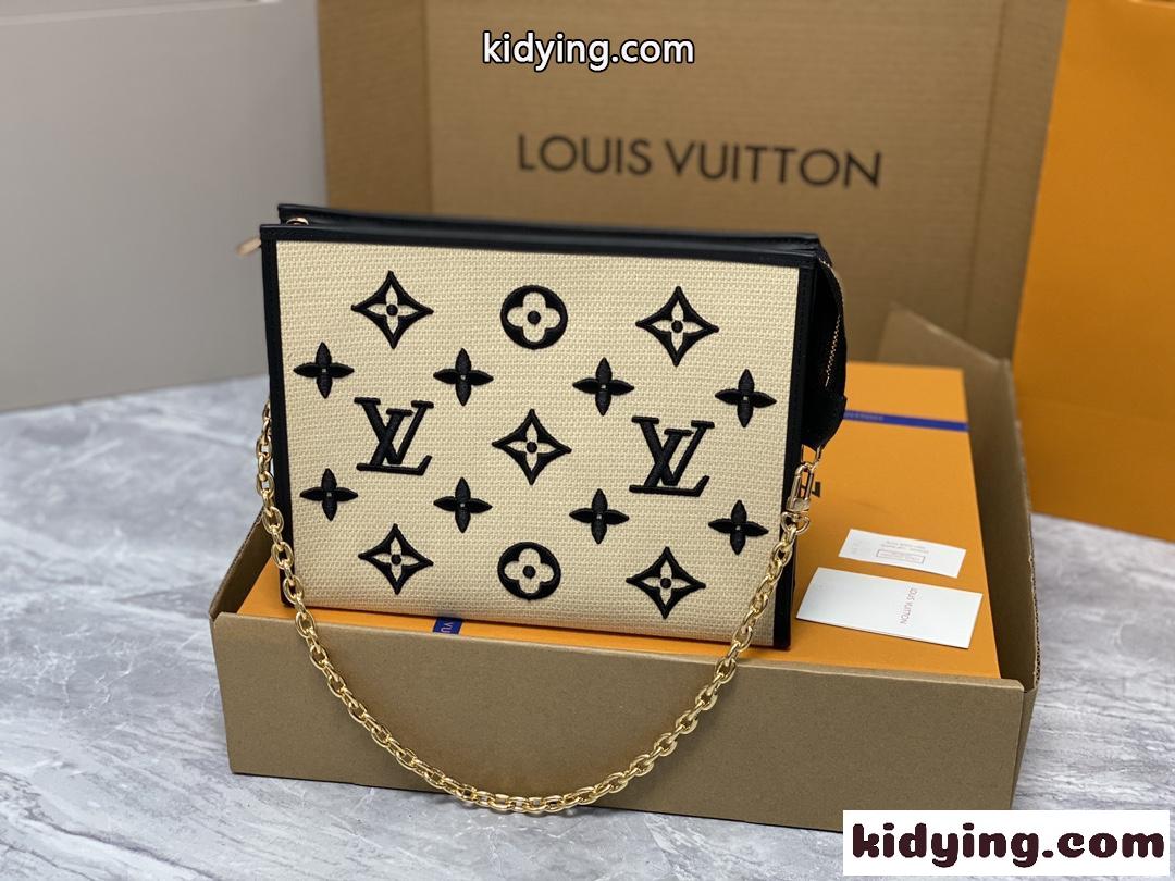 LouisVuitton チェーン付きトゥルーストワレ クラッチバック ルイヴィトン バッグ コピー-1
