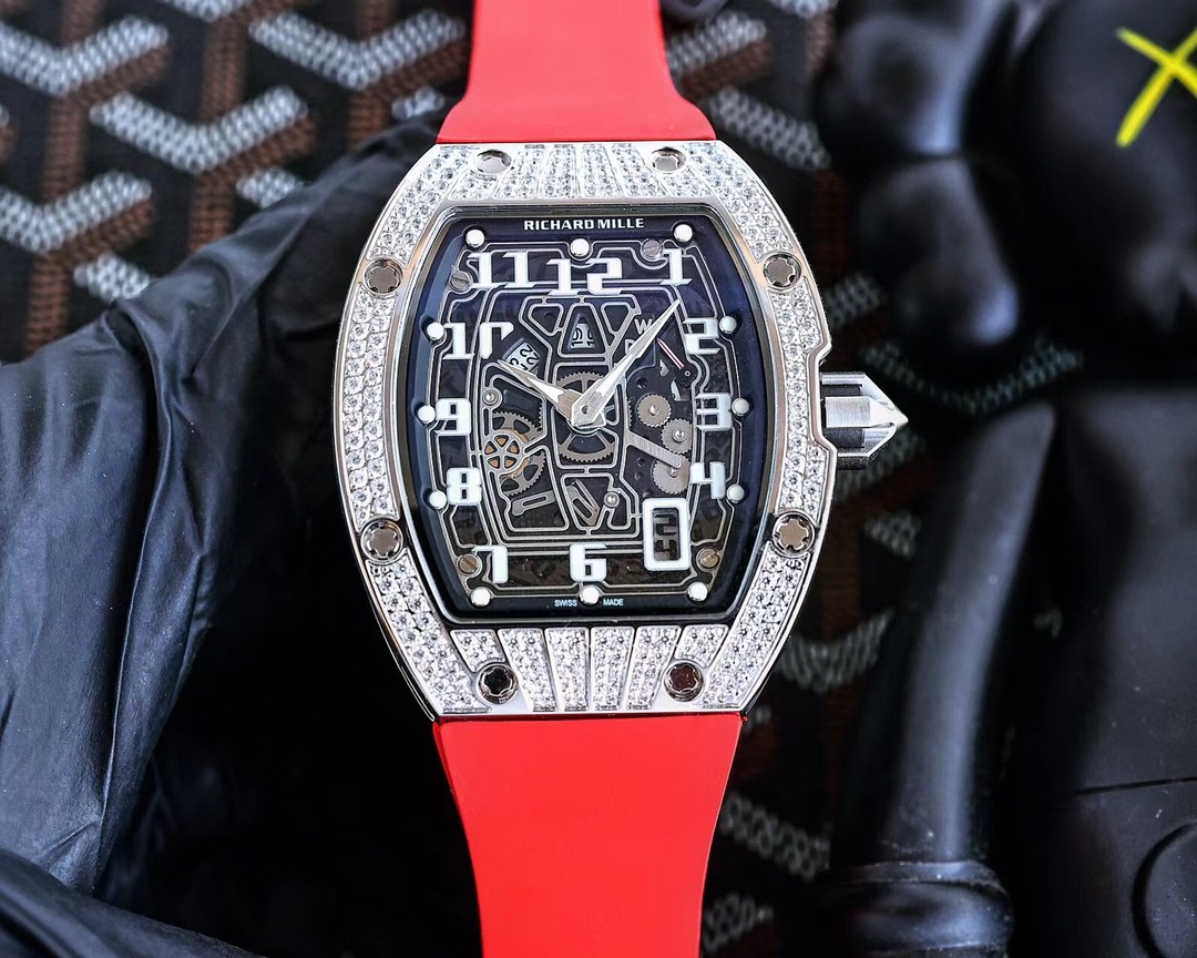 おしゃれ スケルトン 自動巻き 時計 リシャール・ミル RM067 コピー 41mm-0