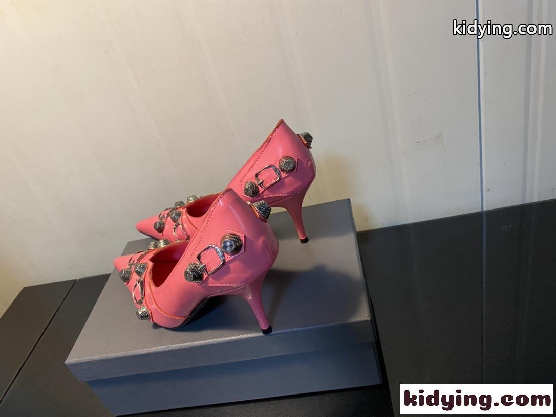 Cagole 8.5cm パンプス バレンシアガ パンプス コピー レディース ピンヒール ピンク-2