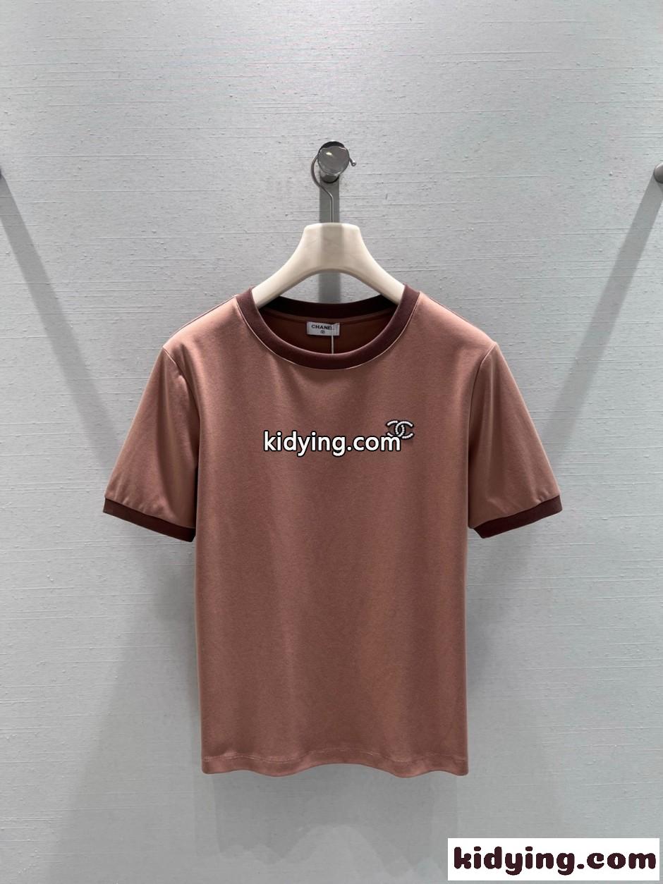 シャネル Tシャツ コピー カジュアル コットン 半袖Tシャツ 合わせやすい-1