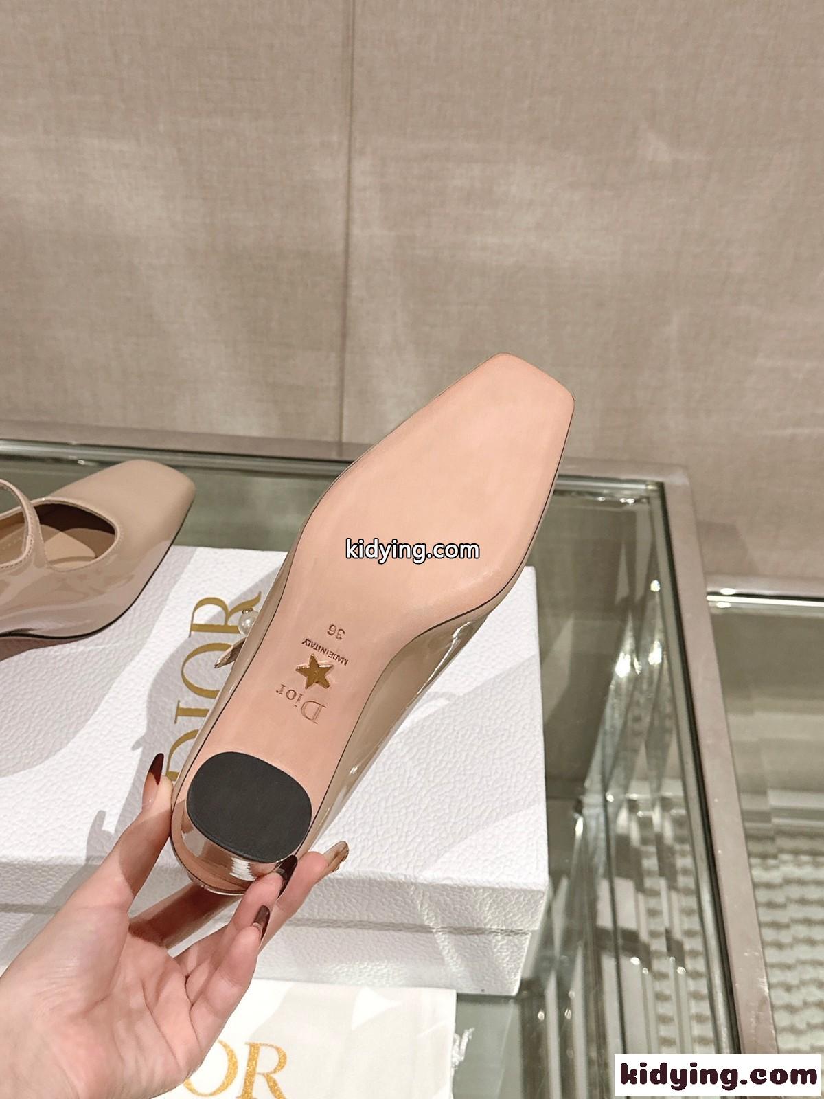 JOLIE DIOR パンプス 7.5cm クリスチャン・ディオール シューズ コピー ベージュ-2