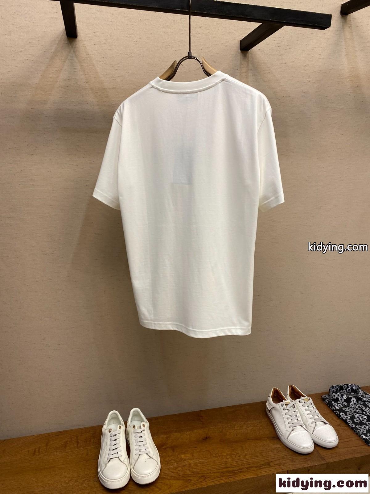 プリント コットンジャージー Tシャツ グッチ Tシャツ コピー クルーネック-1