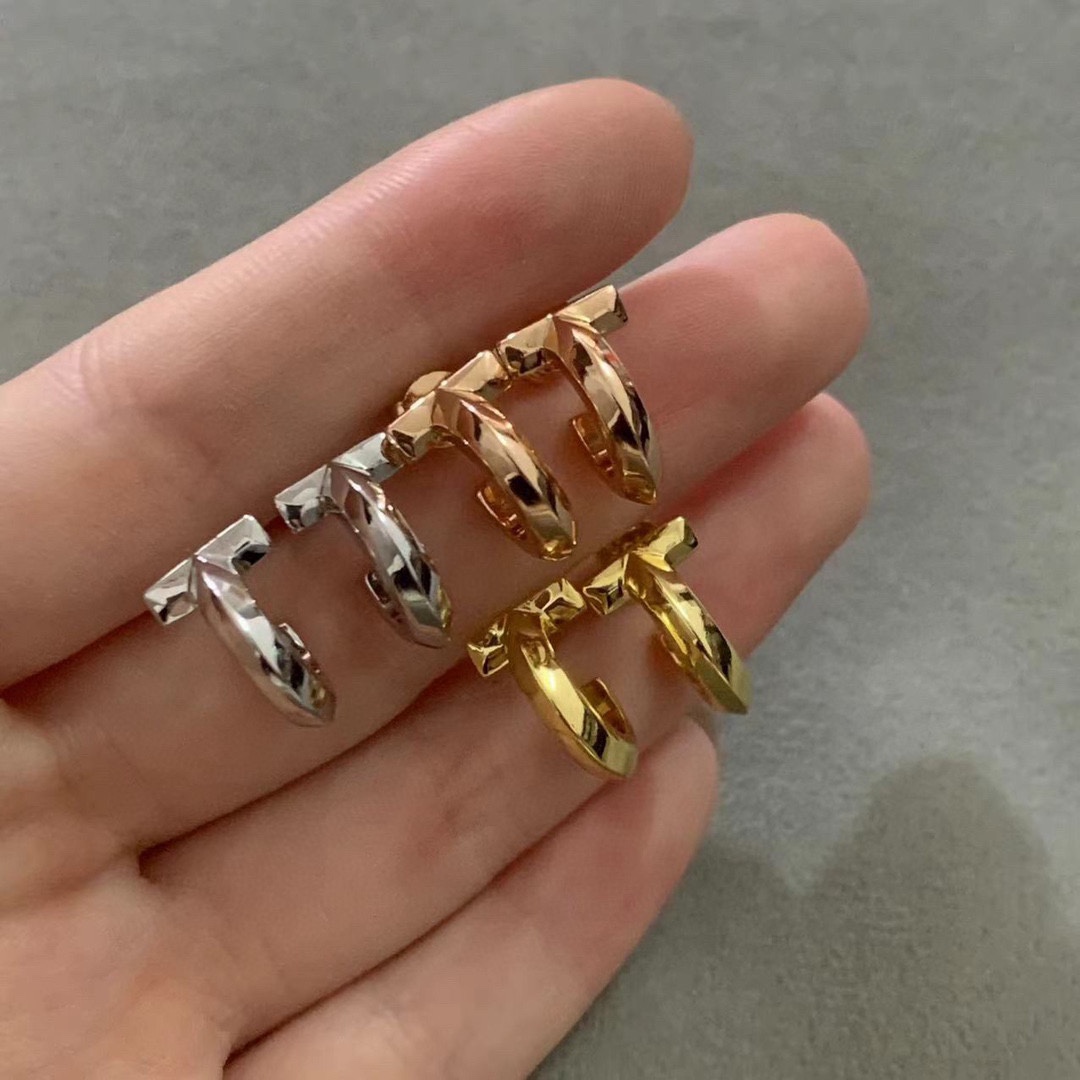 洗練された 人気 ティファニー T T ワン フープ ピアス コピー アクセサリー-0