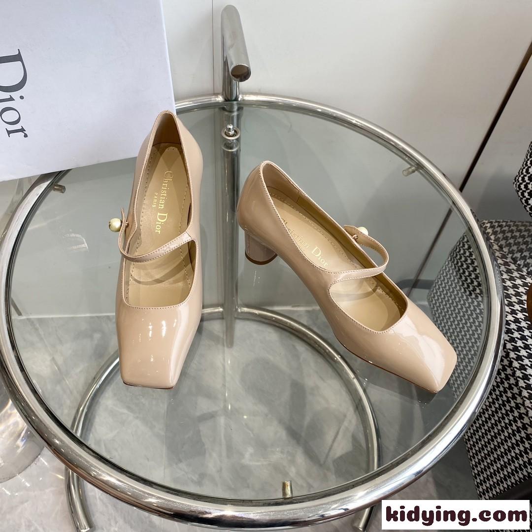 Jolie Dior パンプス クリスチャン・ディオール パンプス スーパーコピー ベージュ-1