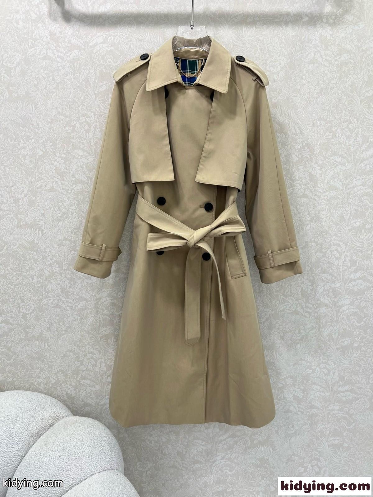 クラシック ロングトレンチコート イヴ・サンローラン ジャケット コピー-0