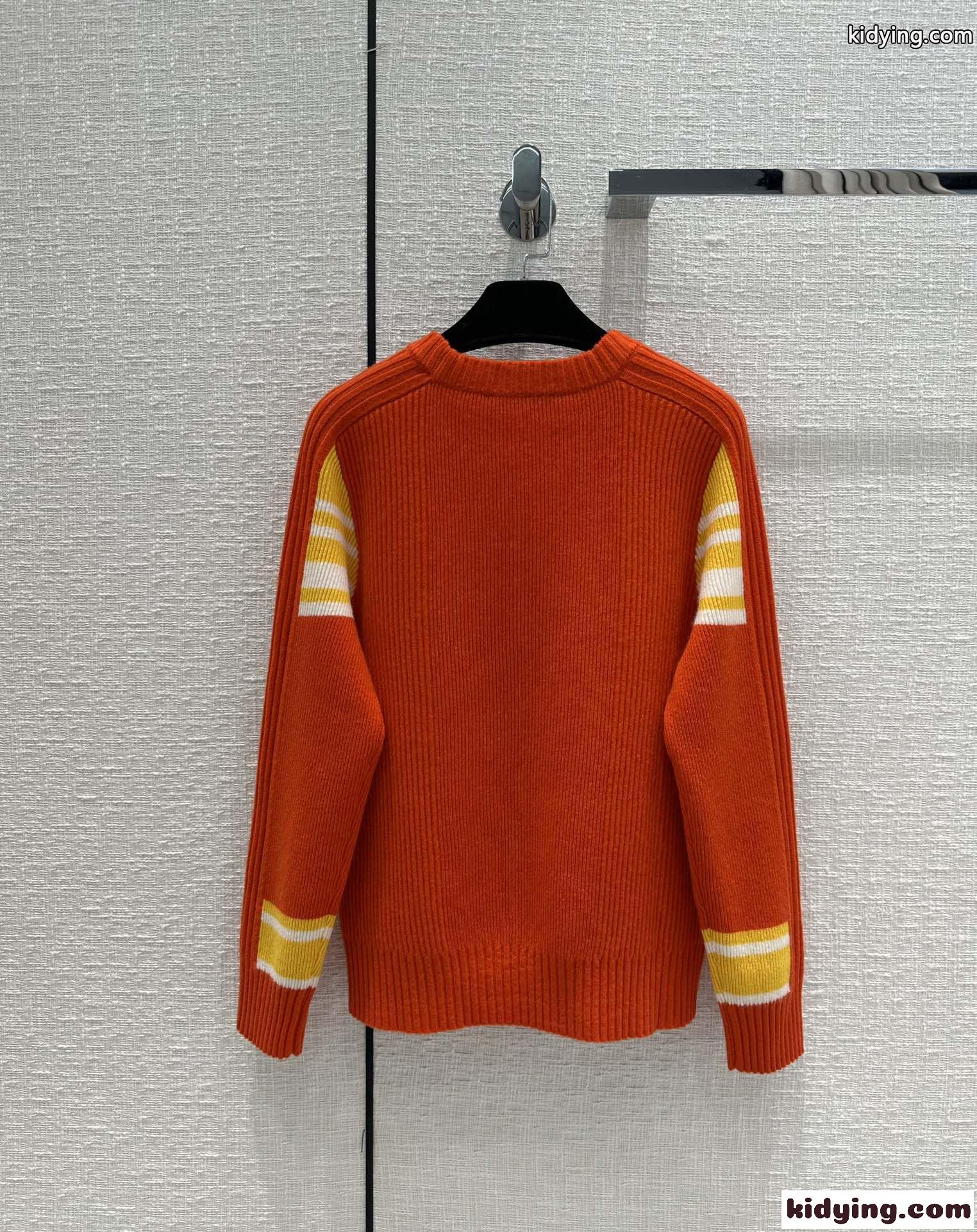 レトロ スキー プルオーバー カシミア リブ ニット ルイ・ヴィトン セーター コピー レディース-4