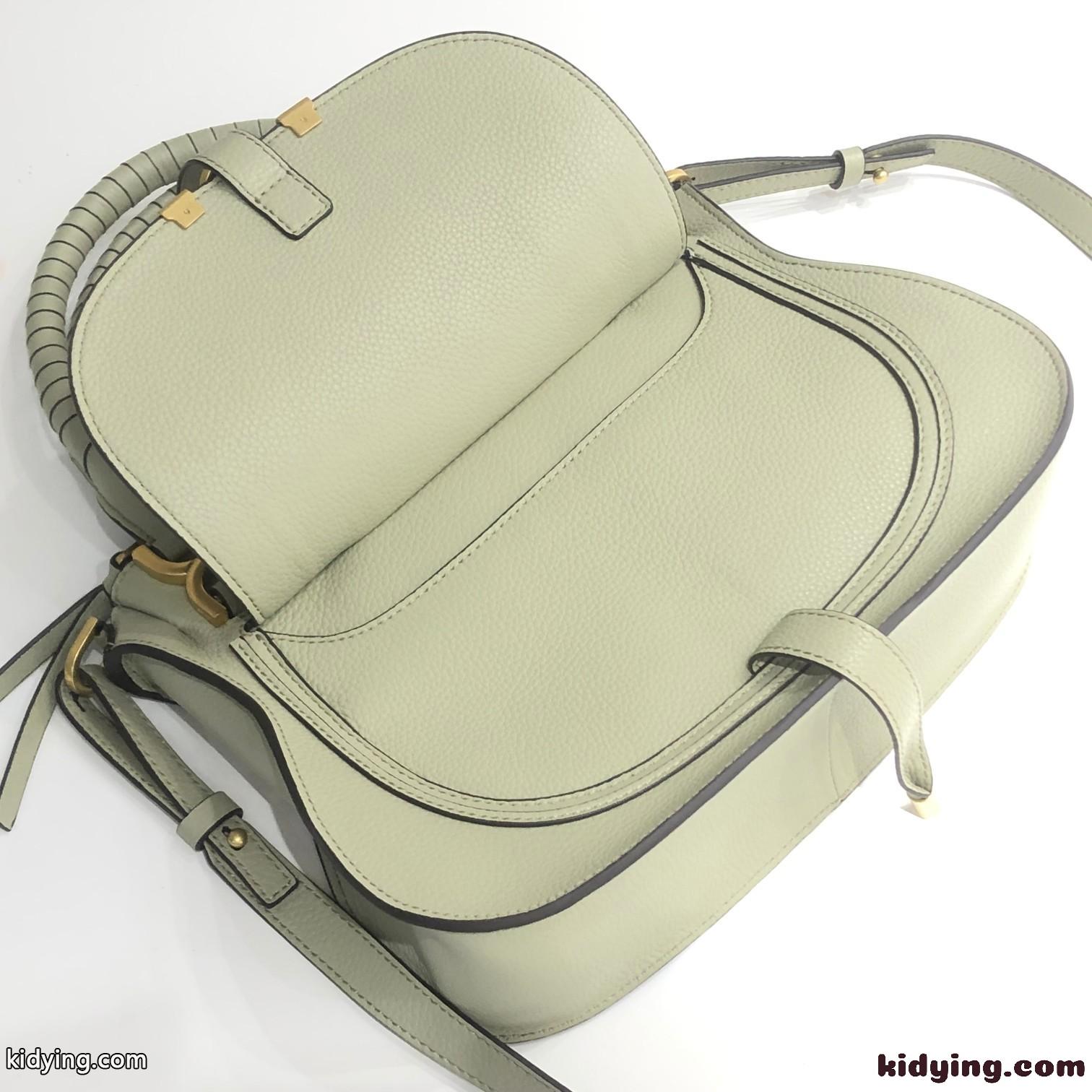 MARCIE スモール ダブルキャリーバッグ クロエ バッグ スーパーコピー グリーン-4