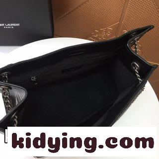 ショッピングバッグ ワニ紋,イヴ・サンローランカバンコピー サンローランのハンドバッグ飾り革で覆われたYSLの頭文字があります-3