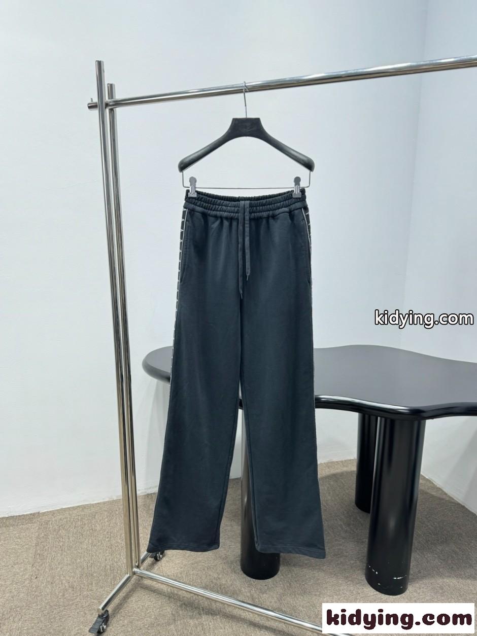 サイドライン ロゴテープ スウェットパンツ バレンシアガ パンツ コピー-1