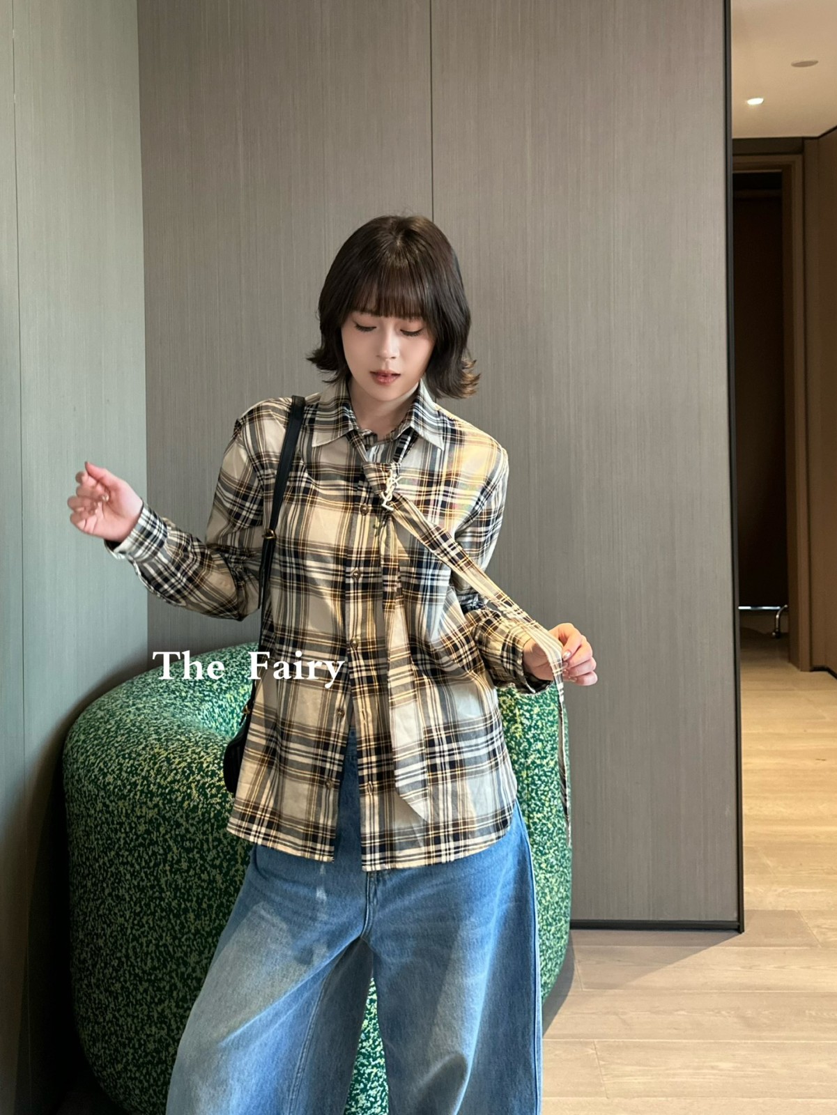 カジュアル 定番 チェックシャツ イヴ・サンローラン シャツ コピー トップス-1