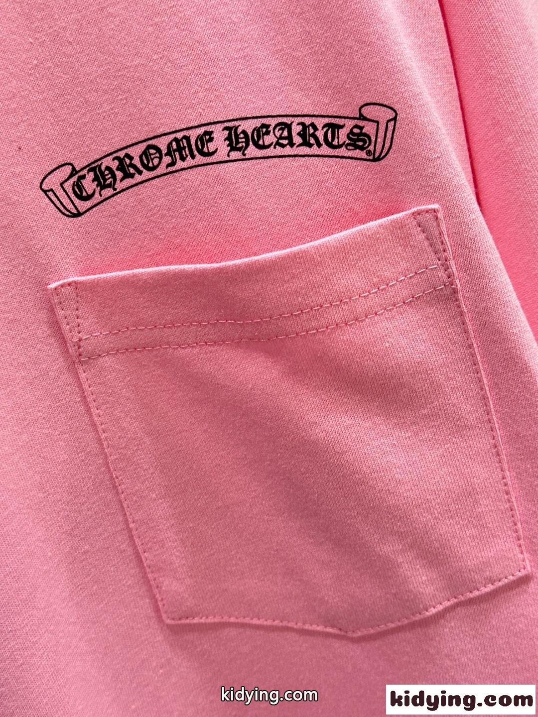 カジュアル コットン プリント 長袖Tシャツ クロムハーツ Tシャツ 偽物-1